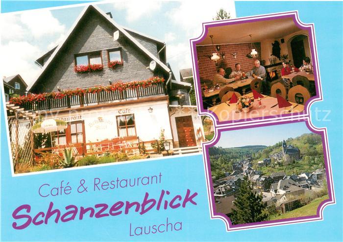 Lauscha Cafe Restaurant Schanzenblick Gaststube Panorama