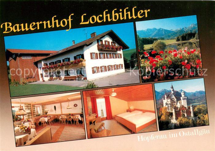 Hopferau Bauernhof Lochbihler Gastraum Zimmer Schloss Neuschwanstein