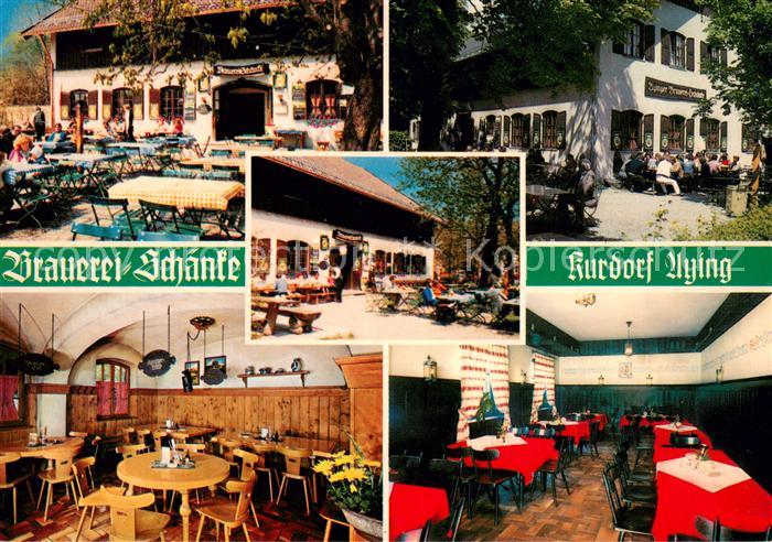 Aying Ayinger Brauerei Schaenke Terrasse Biergarten Gastraeume
