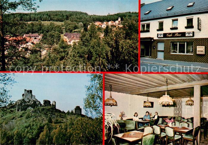 Altenhammer Neustadt Panorama Burgruine Cafe Baeckerei Beer Gaststube
