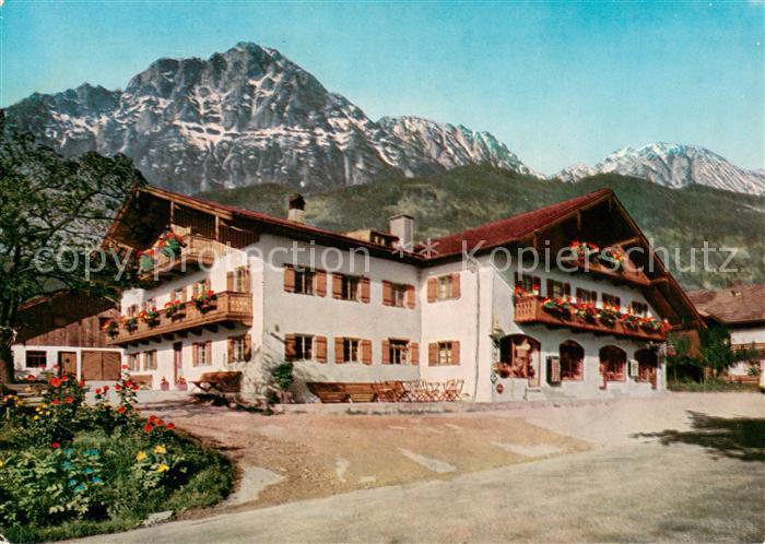 Aufham Anger Haus Kirchner mit Hochstaufen