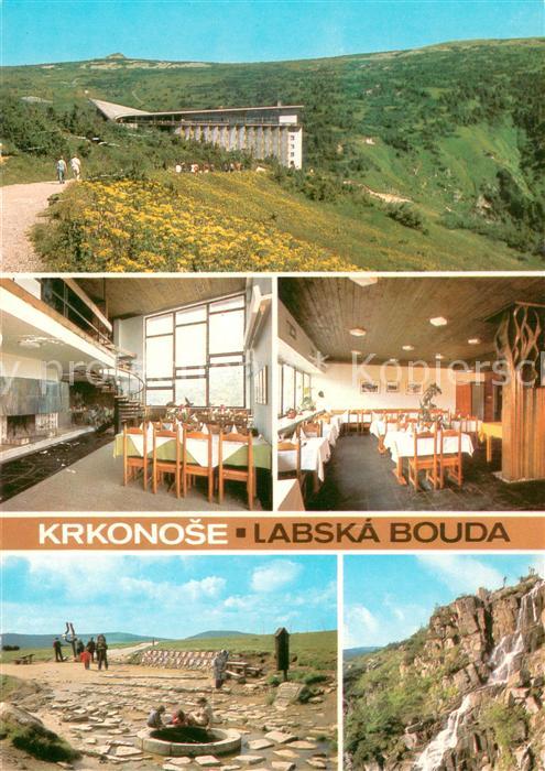 Krkonose Labska Bouda Panorama Gastraeume Brunnen