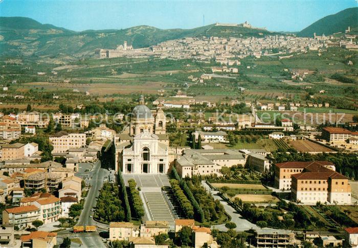 Assisi Umbria Santa Maria degli Angeli Fliegeraufnahme
