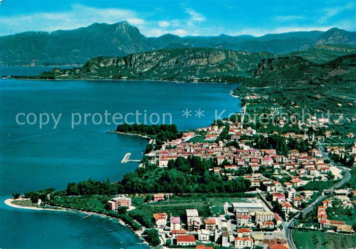 Bardolino Lago di Garda Fliegeraufnahme
