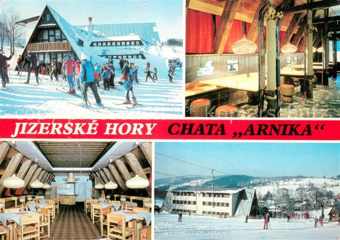 Jizerske hory Lyzarske stredisko Severak Chata Arnika Janov Hrabetice