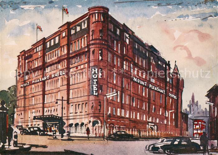London Mount Peasant Hotel Aquarell