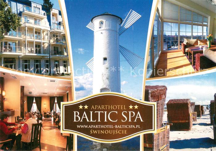Swinoujscie Swinemuende Aparthotel Baltic Spa Gastraeume Windmuehle Strand
