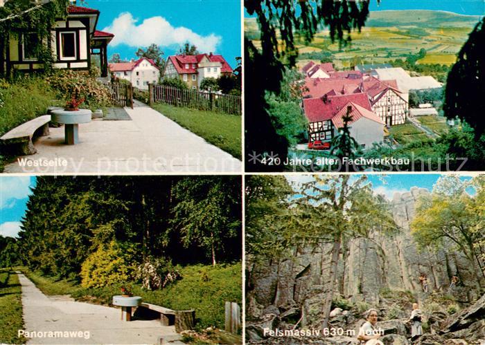 Hohenroda Hessen Christliches Erholungsheim Westseite Fachwerkbau Panoramaweg Fe