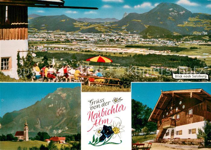 Piding Berggaststaette Neubichler Alm am Hoegl Kirche