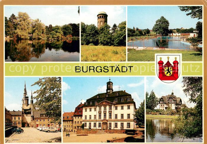 Burgstaedt Sachsen Karl Liebknecht Hain Aussichtsturm am Taurastein Freibad Saig