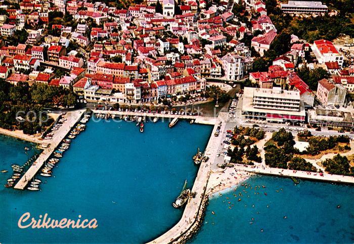 Crikvenica Kroatien Fliegeraufnahme