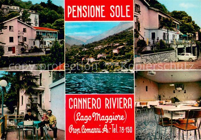 Cannero Riviera Pensione Sole Lago Maggiore Teilansichten