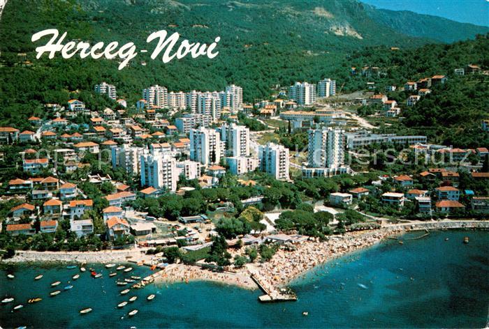 HERCEG NOVI Hercegnovi Montenegro Topla Fliegeraufnahme