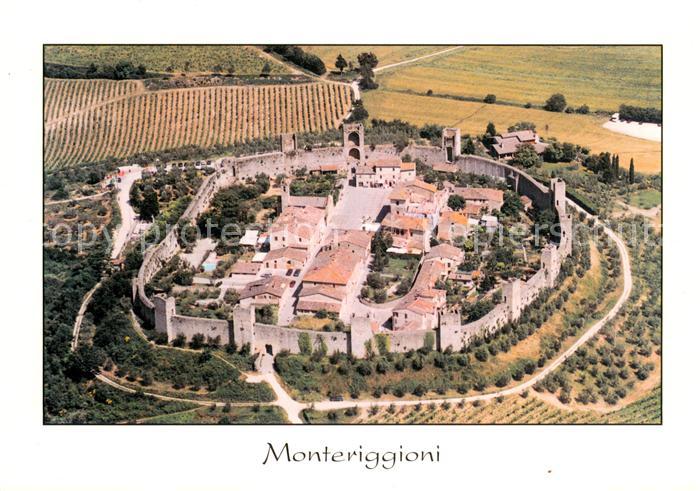 Monteriggioni Fliegeraufnahme