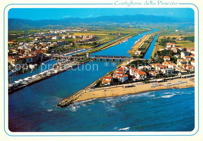 Pescaia Castiglione della Pescaia Fliegeraufnahme