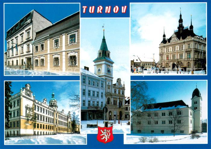 Turnov Okresni museum Ceskeho raje Radnice budova sporitelny Zakladni skola Hrub