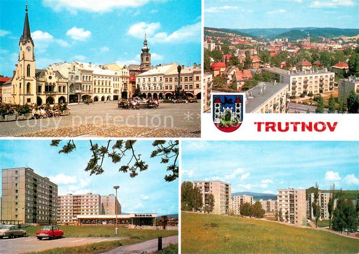 Trutnov Gottwaldovo radnici Celkovy pohled Sidliste Zelena louka Sidliste Sestid
