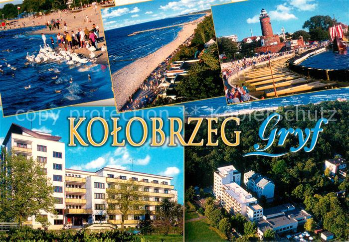 Kolobrzeg Polen Osrodek Wypoczynkowy Gryf Fliegeraufnahme