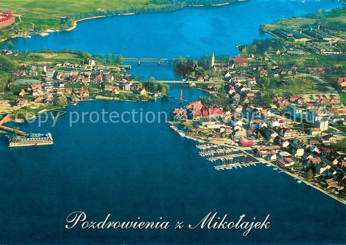 Mikolajki Fliegeraufnahme