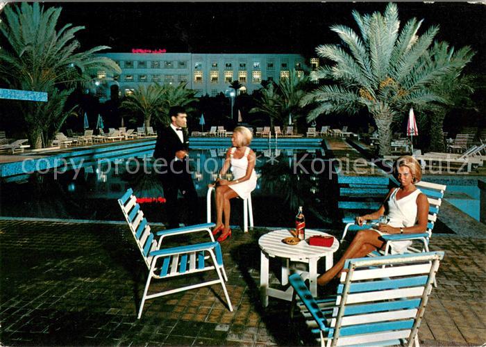 SOUssE  Tunesie Hotel Marhaba Terrasse am Pool