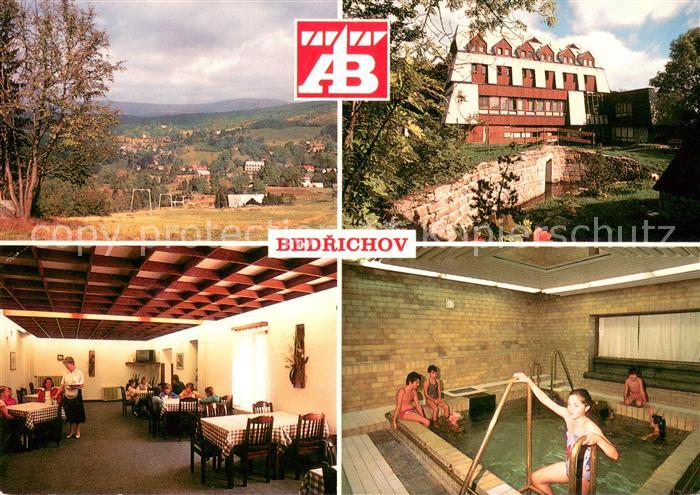 Bedrichov Friedrichswald Rekreacni stredisko Armabeton Praha Gastraum Hallenbad