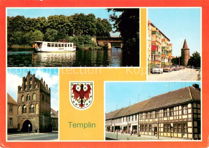 Templin OT Faehrkrug Eisenbahnbruecke Pulverturm Muehlentor Berliner Strasse