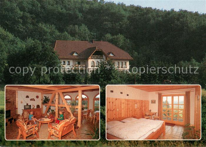 Sobernheim Landhaus am alten Schloss Hotel Garni Gaststube Zimmer