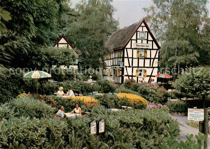 Koenigswinter Winzerhaeuschen am Drachenfels Park