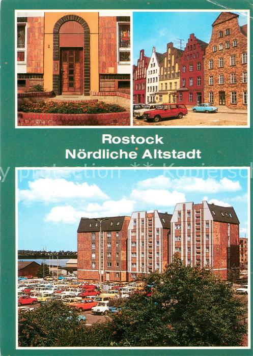 ROSTOCK CITY Detail Wokrenter Strasse An der Fischerbastion