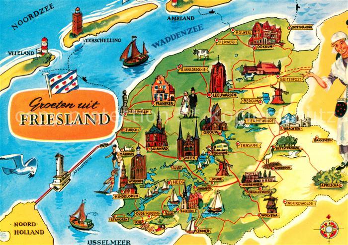 Friesland Emden Gebietskarte