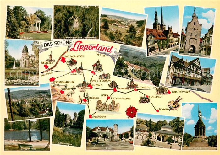 Teutoburgerwald Bad Salzuflen Oerlinghausen Berlebeck Lemgo Blomberg Burg Sternb