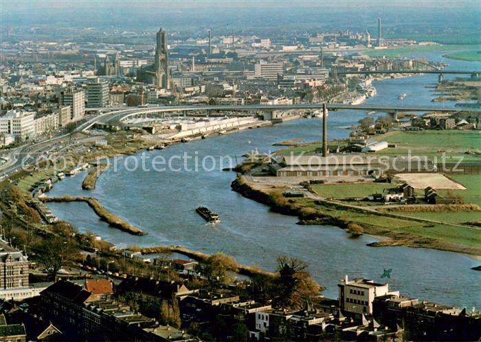 Arnhem John D Frostbrug Roermondspleinbrug Fliegeraufnahme