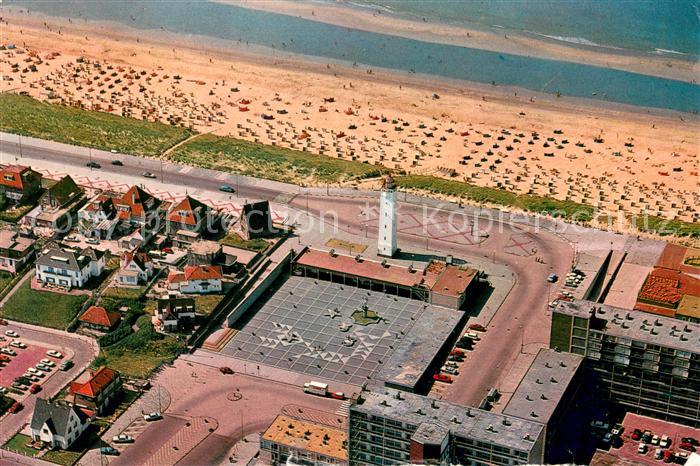 Noordwijk aan Zee  Vuurtorenplein Fliegeraufnahme