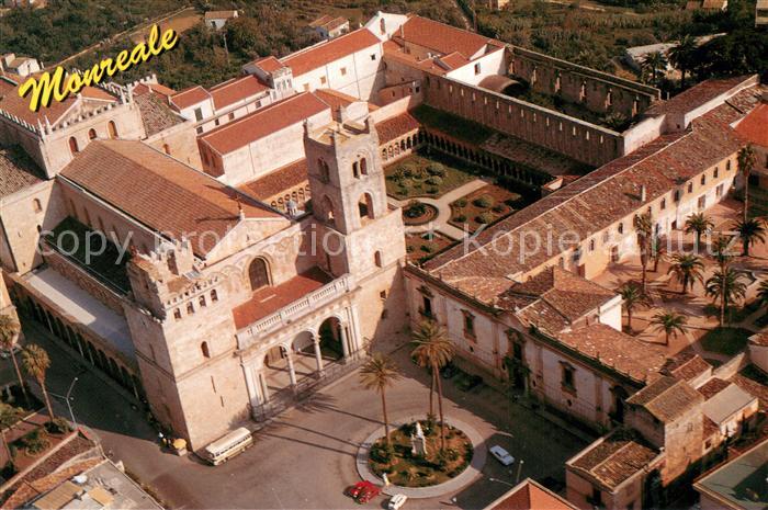 Monreale Il Duomo Fliegeraufnahme