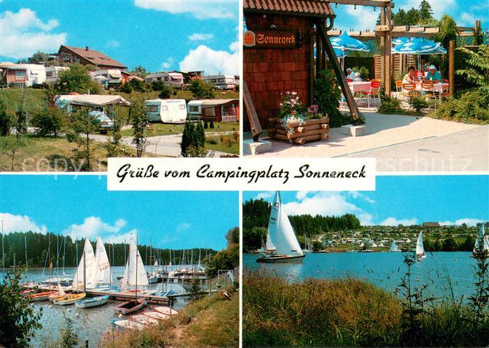 Ellenberg Wuerttemberg Campingplatz Sonneneck Bootshafen Panorama