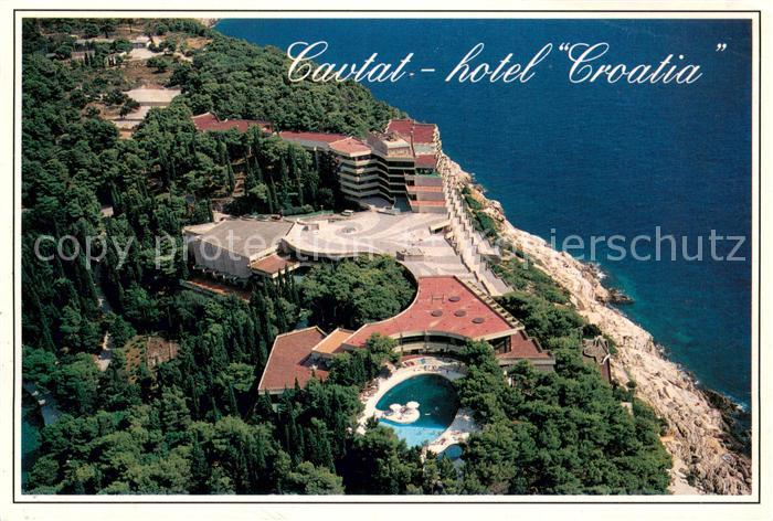 Cavtat Dalmatien Hotel Croatia Fliegeraufnahme