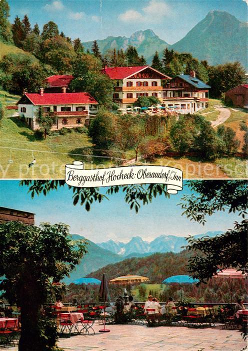 Oberaudorf Berggasthof Hocheck Terrasse