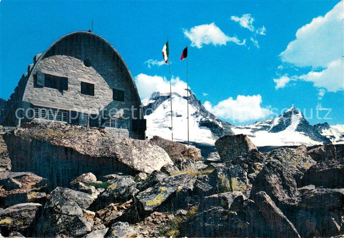 Valle d Aosta Gruppo del Gran Paradiso Rifugio Vittorio Emanuele II Berghaus Geb