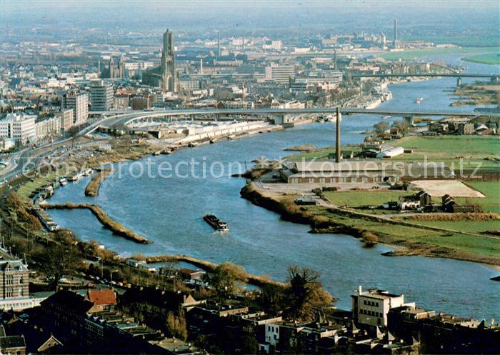 Arnhem Joh. D. Frostbrug Roermondspleinbrug luchtopname