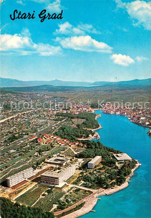 Stari Grad Bucht Fliegeraufnahme