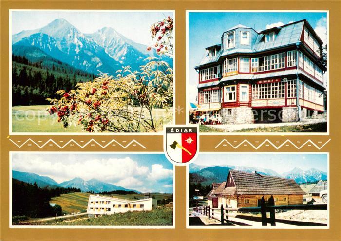 Zdiar Vysoke Tatry Panorama Hohe Tatra Berghotels Berghuette