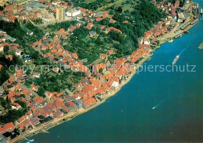 Lauenburg Elbe Fliegeraufnahme