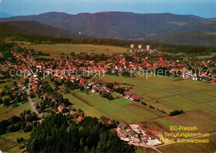 Dobel Schwarzwald EC Freizeit- und Schulungszentrum Fliegeraufnahme