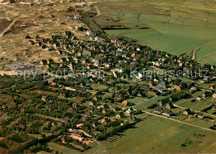 Norddorf Amrum Nordseeheilbad Nordseeinsel Fliegeraufnahme