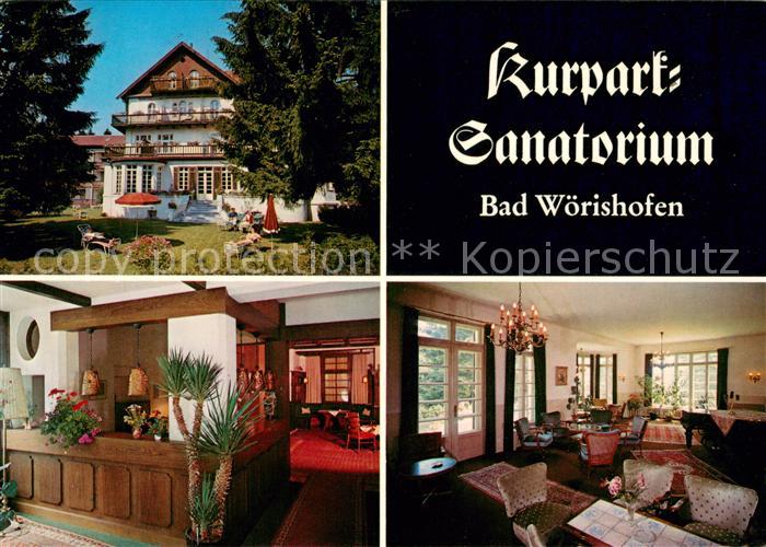 Bad Woerishofen Kurpark Sanatorium Rezeption Aufenthaltsraum