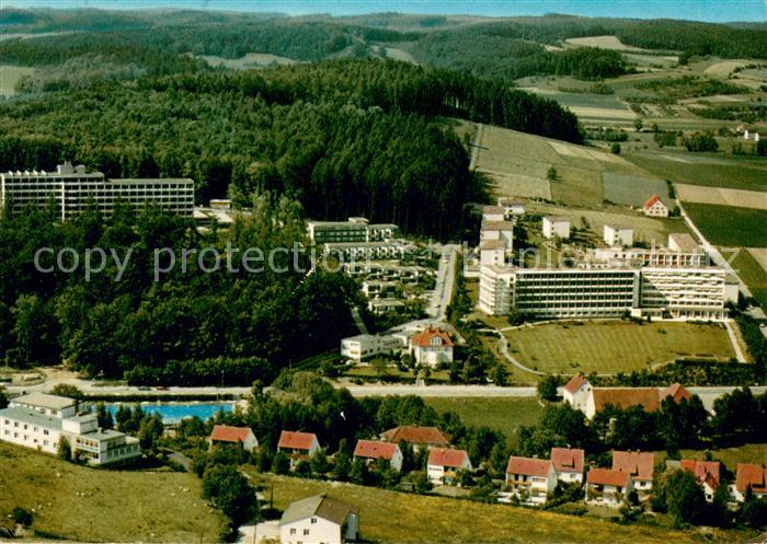 Bad Driburg Sanatorium Berlin BfA Fachklinik Rosenberg LVA Fliegeraufnahme