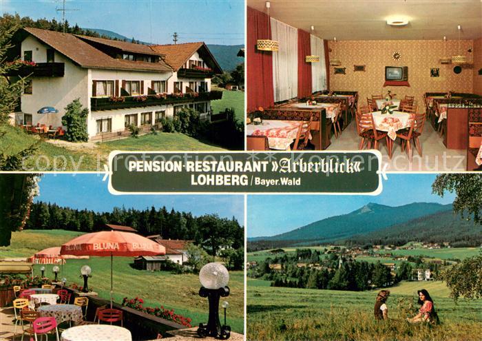 Lohberg Lam Pension Restaurant Arberblick Landschaftspanorama
