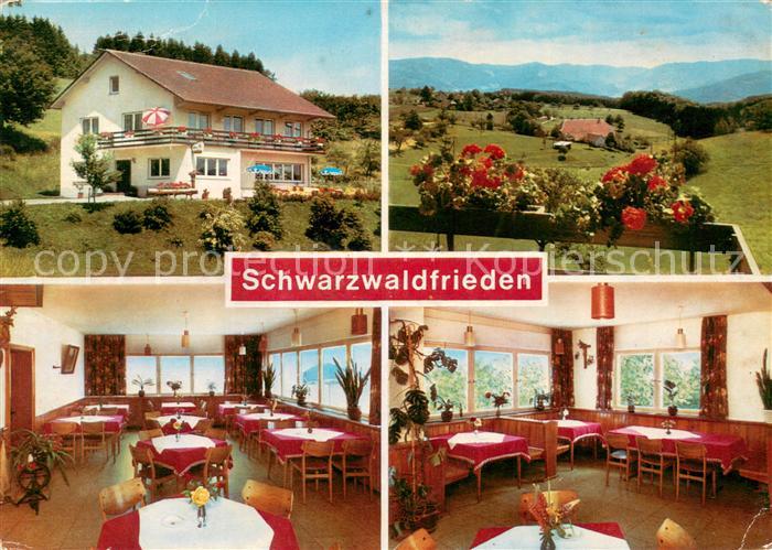 Selbig Biederbach HoehenCafe Pension Schwarzwaldfrieden Landschaftspanorama Schw