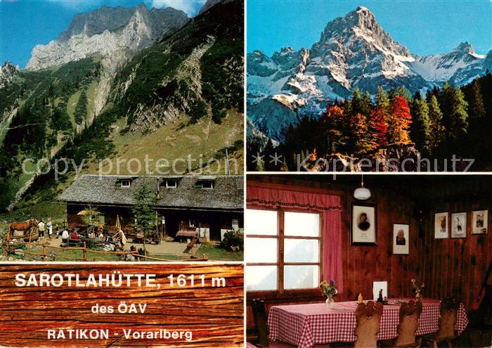 Brand Bludenz Sarotlahütte im Rätikon gegen Zwölferko