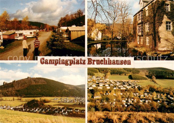 Bruchhausen Sauerland Campingplatz Bruchhauser Steine Landschaftspanorama